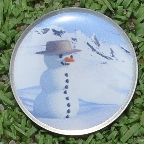 Divix Golf: Golf Ball Marker - Snowman