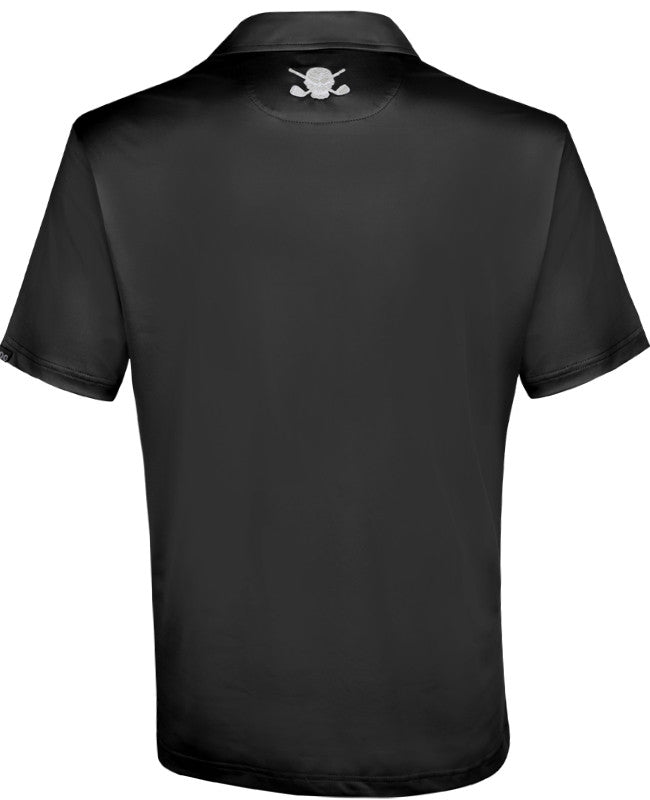 Tattoo Golf: Still Basic Cool-Stretch Golf Shirt - Black