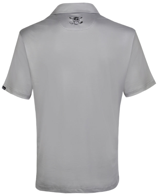 Tattoo Golf: Still Basic Cool-Stretch Golf Shirt - Grey