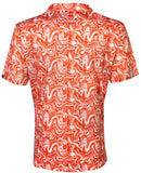 Tattoo Golf: Stryker Cool-Stretch Golf Shirt - Orange Clothing