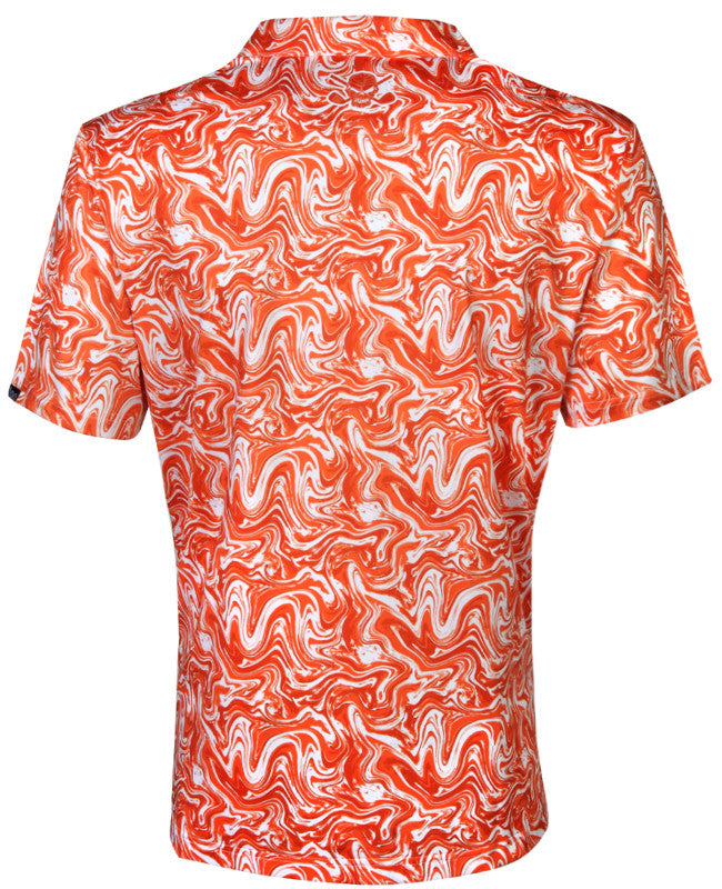 Tattoo Golf: Stryker Cool-Stretch Golf Shirt - Orange