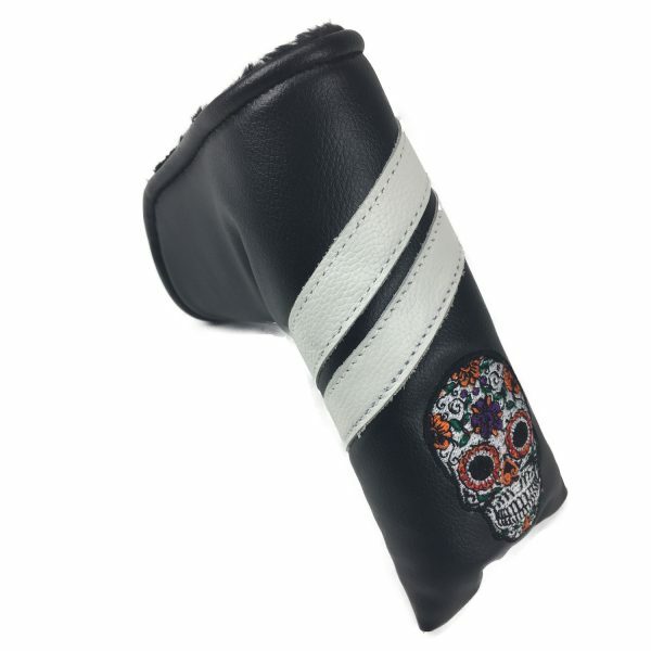 Sunfish: Leather Blade Putter Headcovers - Sugar Skull