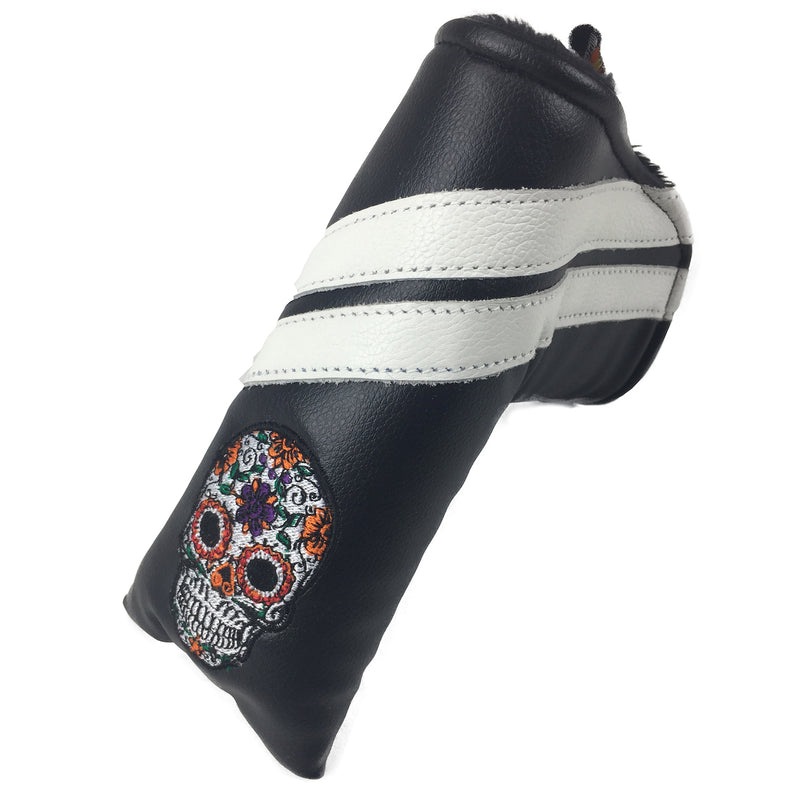 Sunfish: Leather Blade Putter Headcovers - Sugar Skull