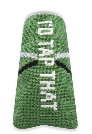 Smathers & Branson: Needlepoint Putter Headcover - I'd Tap That Golf