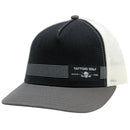 Tattoo Golf: Premium Snap Back Trucker Golf Hat - Black/White Headwear