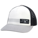 Tattoo Golf: Premium Snap Back Trucker Golf Hat - White/Black Headwear