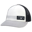 Tattoo Golf: Premium Snap Back Trucker Golf Hat - White/Black Headwear