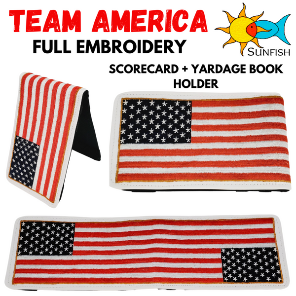Sunfish: Scorecard and Yardage Book Holder - Team America