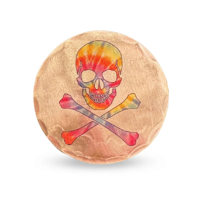 Sunfish: Copper Ball Marker - Tie Dye Skull and Crossbones