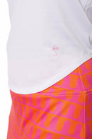 Golftini: Women's Sport Tech Tie Top - White Clothing