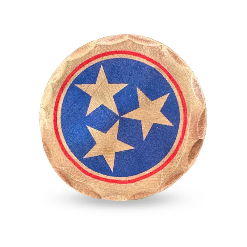Sunfish: Copper Ball Marker - Tennessee Tri-Star State Flag