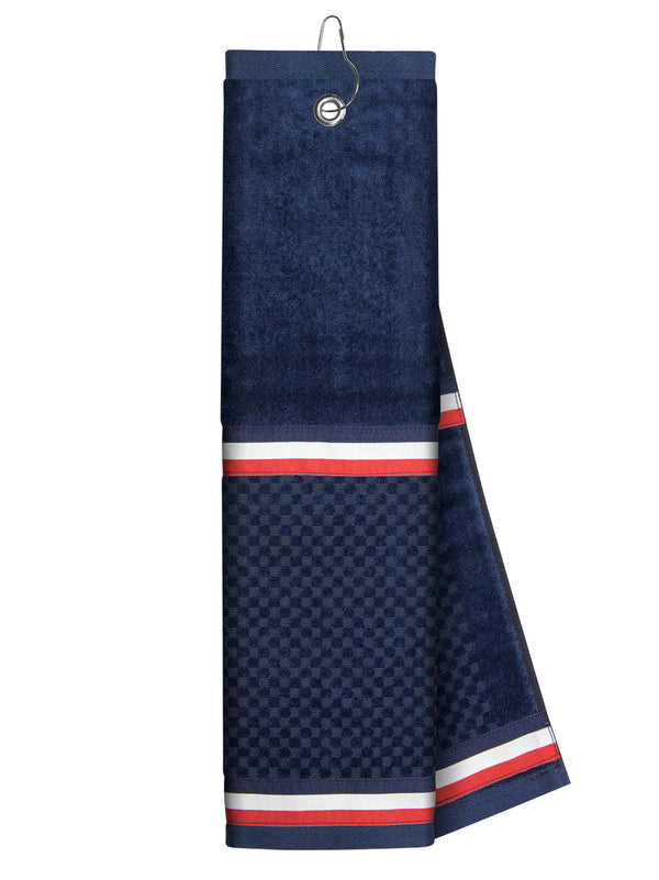 Just 4 Golf: Navy Towel with Ribbon