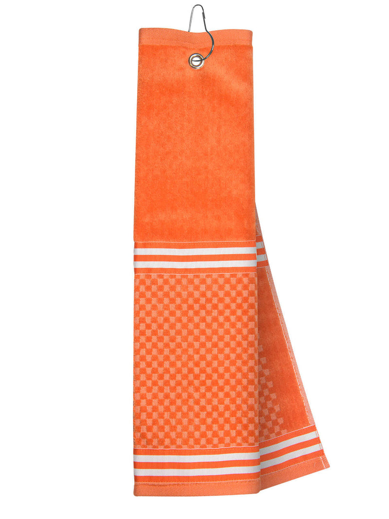 Just 4 Golf: Orange Towel with Ribbon - SALE