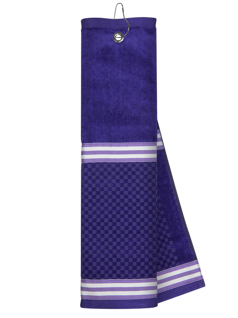 Just 4 Golf: Purple Towel with Ribbon