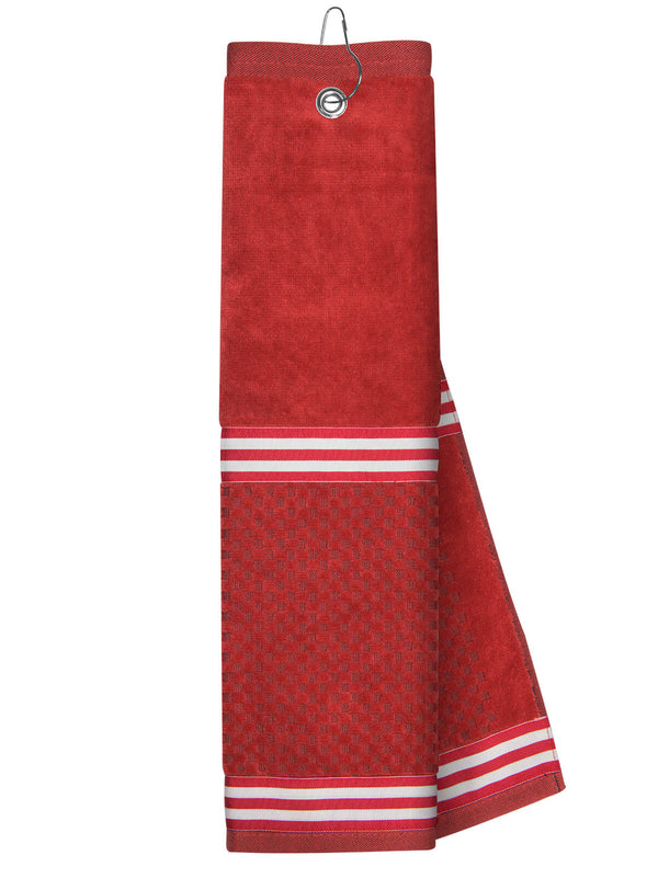 Just 4 Golf: Red Towel with Ribbon