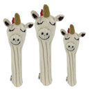 Sunfish: Hand-Knit Wool Animal Headcover Set (Driver, Fairway, & Hybrid) Golf Club Headcovers