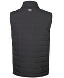 Tattoo Golf: Men's Full Zip Golf Vest - Grey/Black Clothing