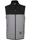 Tattoo Golf: Men's Full Zip Golf Vest - Grey/Black Clothing