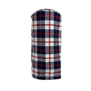 Sunfish: Tartan Headcover - White + Navy + Red