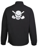 Tattoo Golf: Men's Windbreaker Quarter Zip Pull Over - Black Clothing